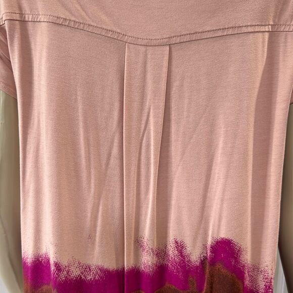 ALFANI PRINTED V-NECK  TOP - Picture 4 of 8